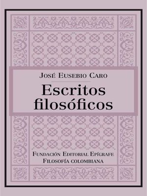 cover image of Escritos filosóficos